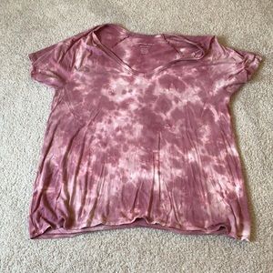 Purple tie dye tee shirt